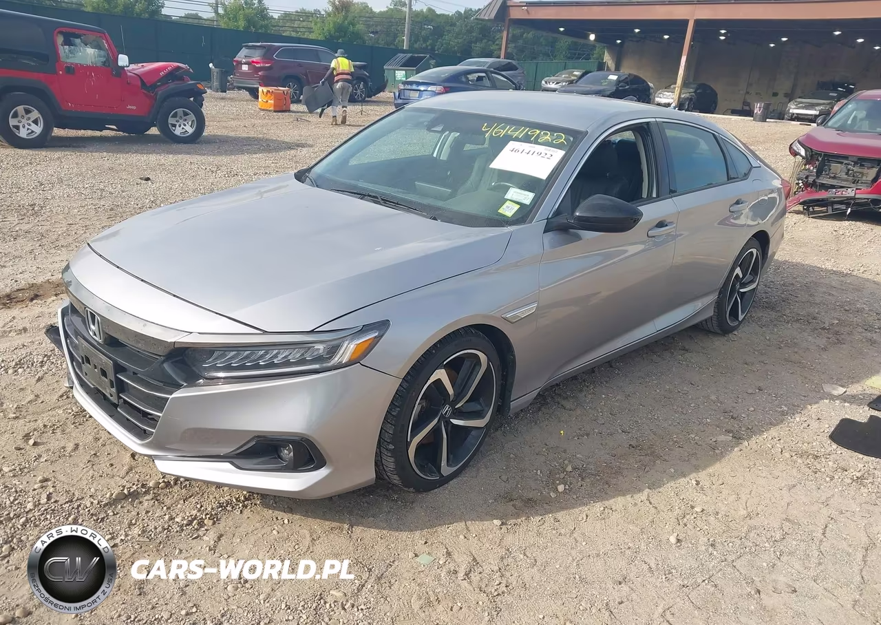 2022 Honda Accord Sport Se VIN:1HGCV1F49NA070758 - 2