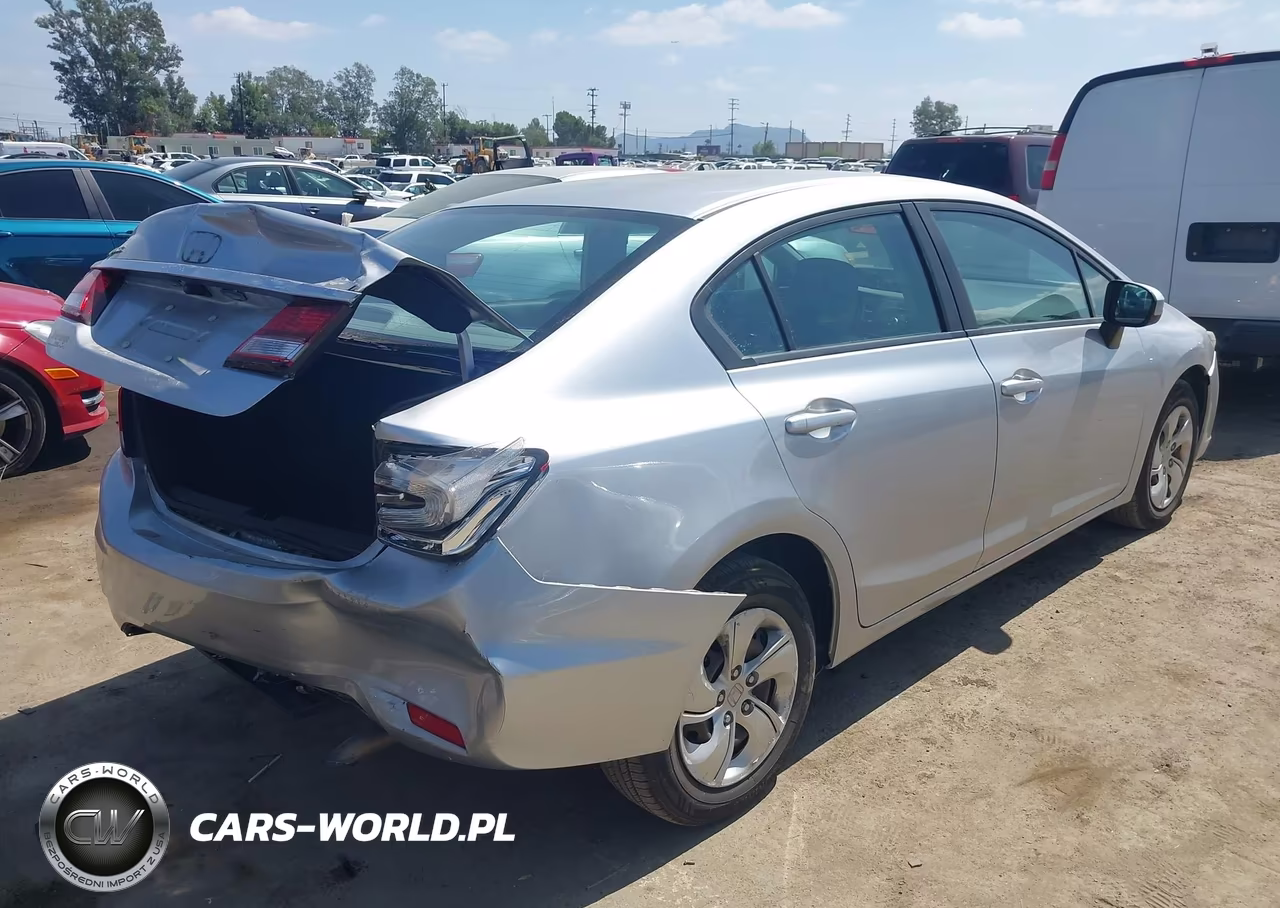 2014 Honda Civic Lx VIN:19XFB2F57EE207891 - 4