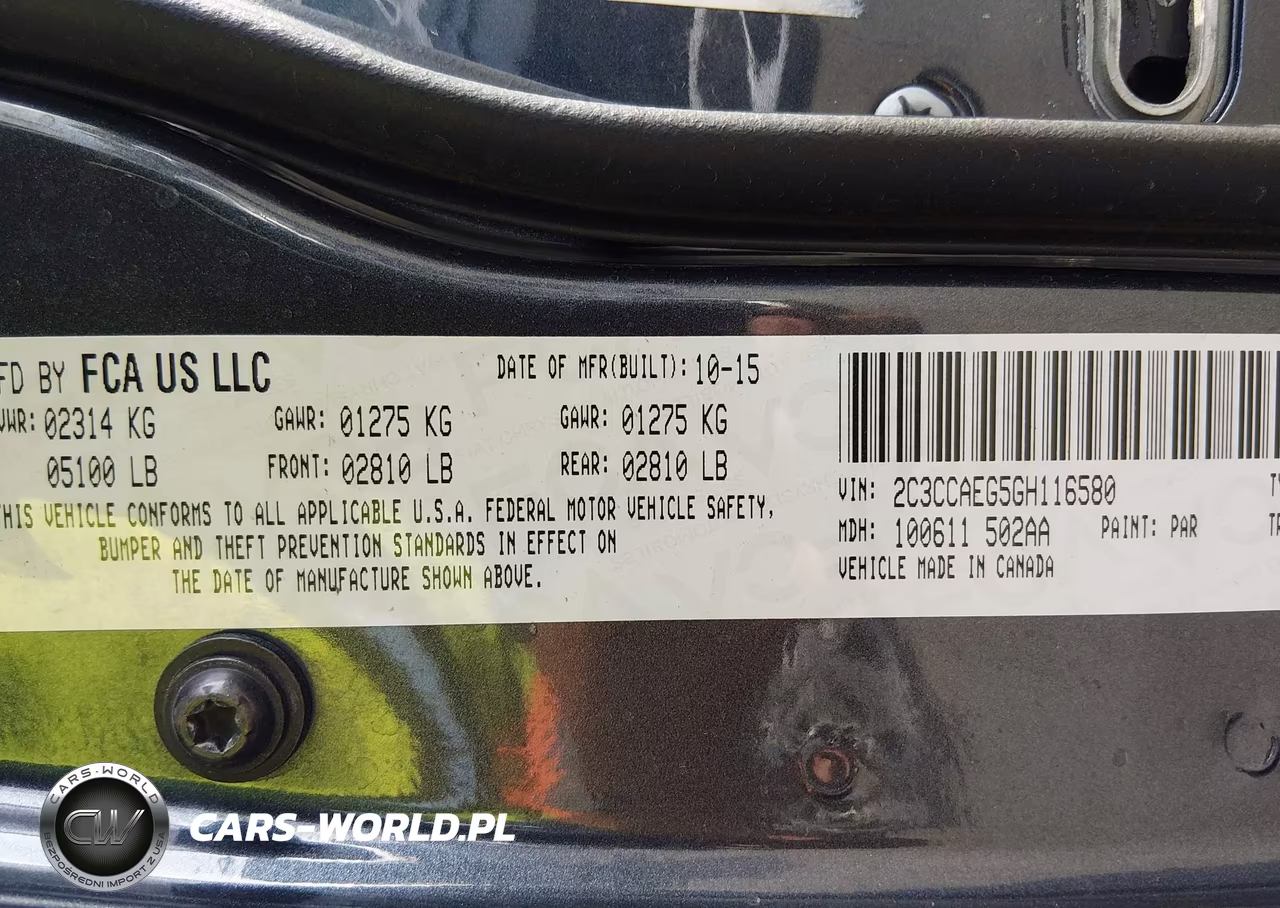 2016 Chrysler 300C VIN:2C3CCAEG5GH116580 - 9