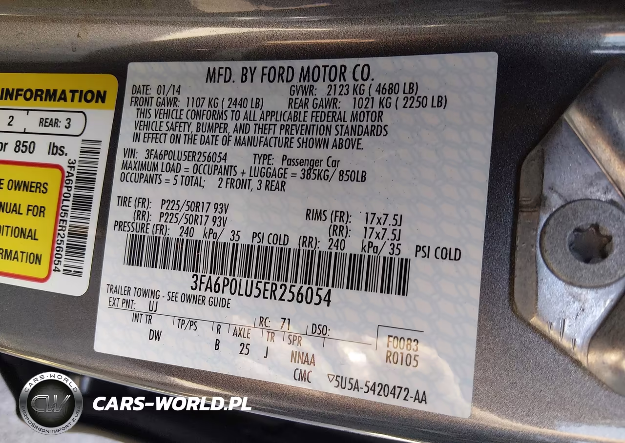2014 Ford Fusion Hybrid Se VIN:3FA6P0LU5ER256054 - 9
