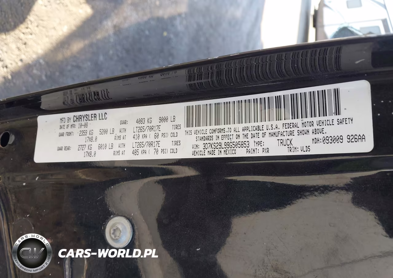 2009 Dodge Ram 2500 Laramie VIN:3D7KS29L99G505853 - 8