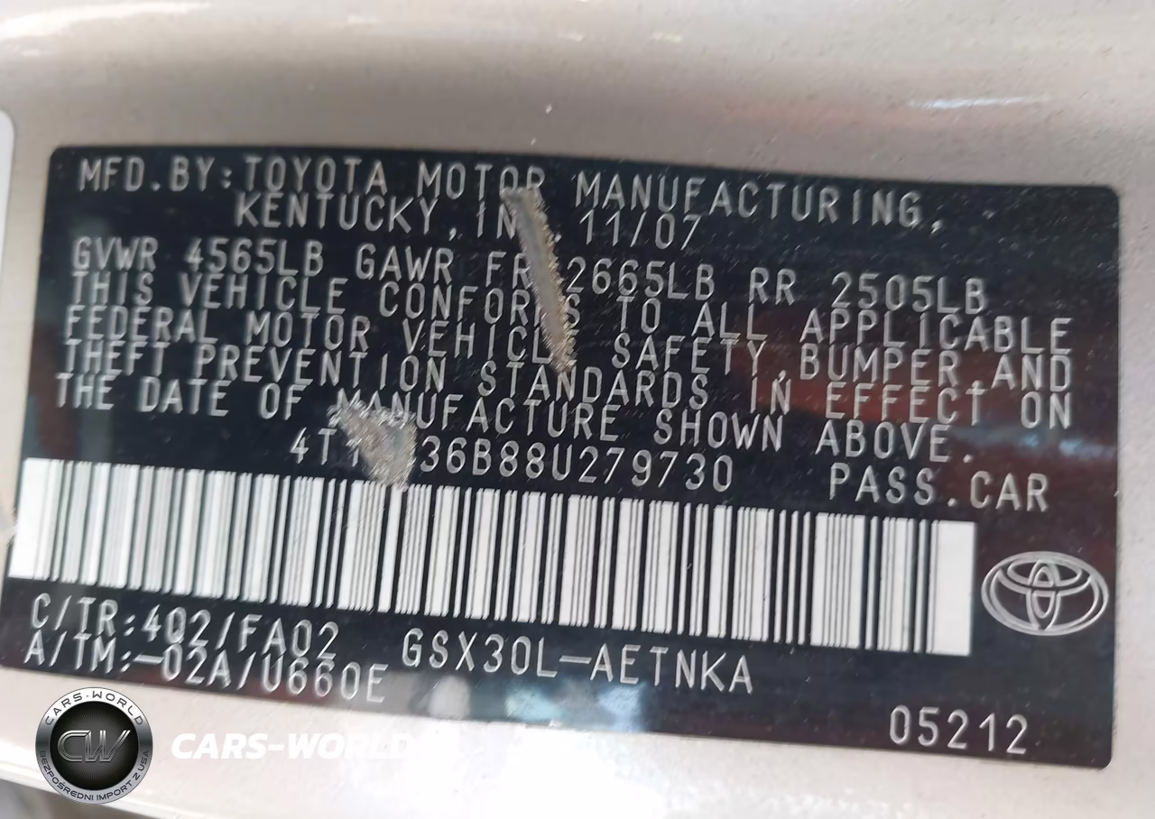2008 Toyota Avalon Xl VIN:4T1BK36B88U279730 - 9