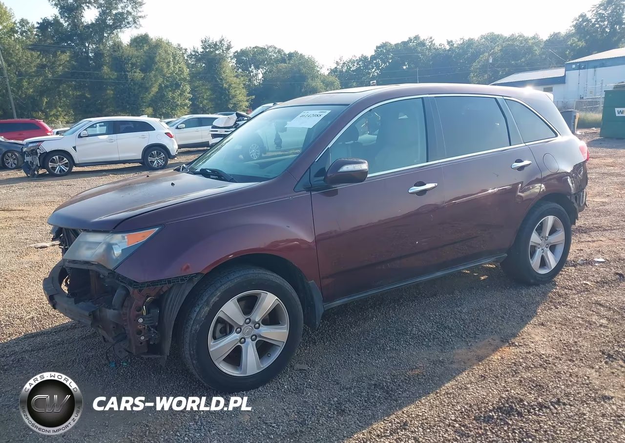 2011 Acura Mdx VIN:2HNYD2H29BH501146 - 2