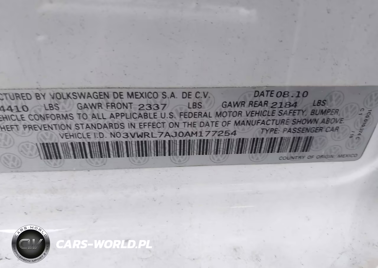2010 Volkswagen Jetta Tdi VIN:3VWRL7AJ0AM177254 - 9