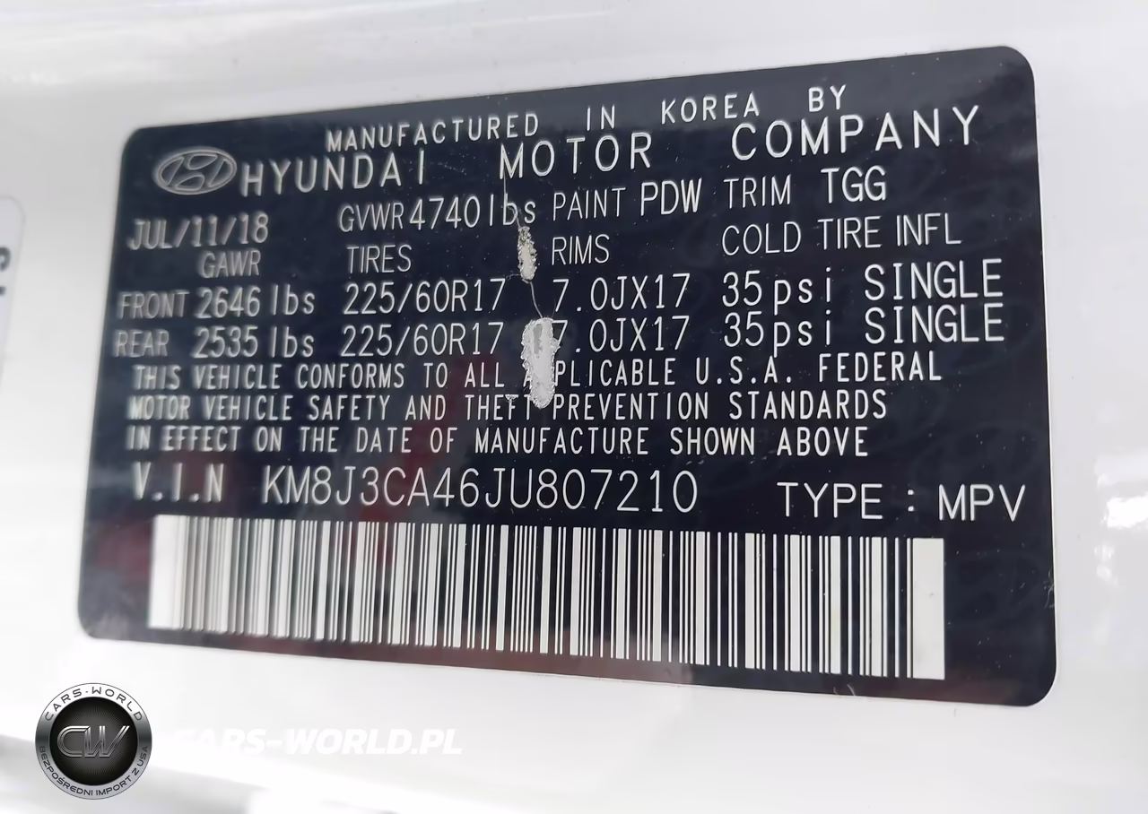2018 Hyundai Tucson Sel VIN:KM8J3CA46JU807210 - 9