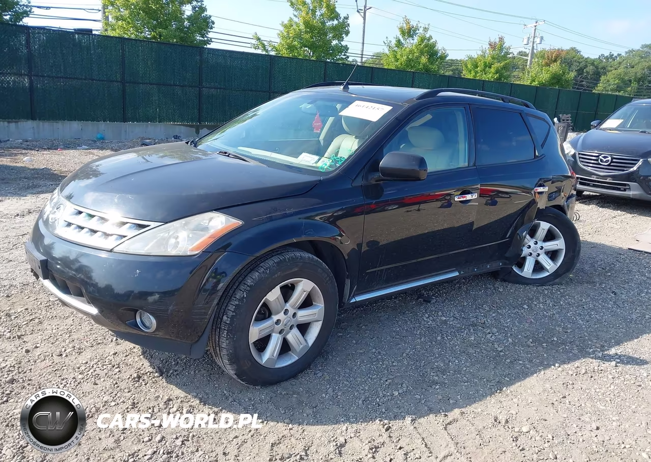 2007 Nissan Murano Sl VIN:JN8AZ08W87W643162 - 2