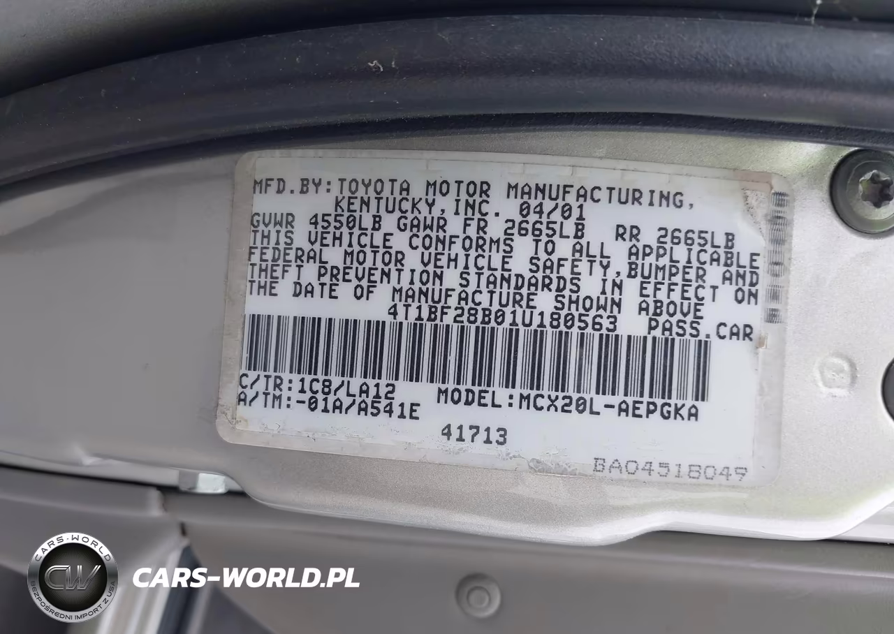 2001 Toyota Avalon Xls VIN:4T1BF28B01U180563 - 9