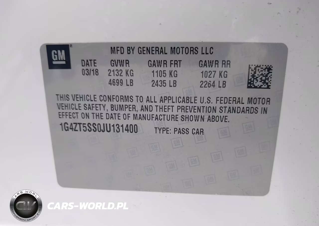 2018 Buick Lacrosse Avenir VIN:1G4ZT5SS0JU131400 - 9