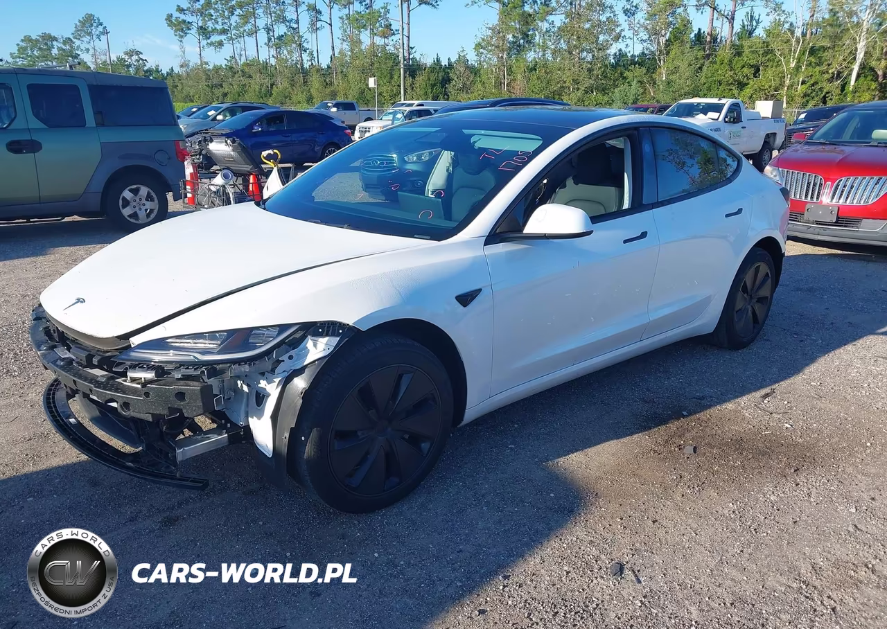 2024 Tesla Model 3 Long Range Dual Motor All-Wheel Drive-Rear-Wheel Drive VIN:5YJ3E1EA7RF836859 - 2
