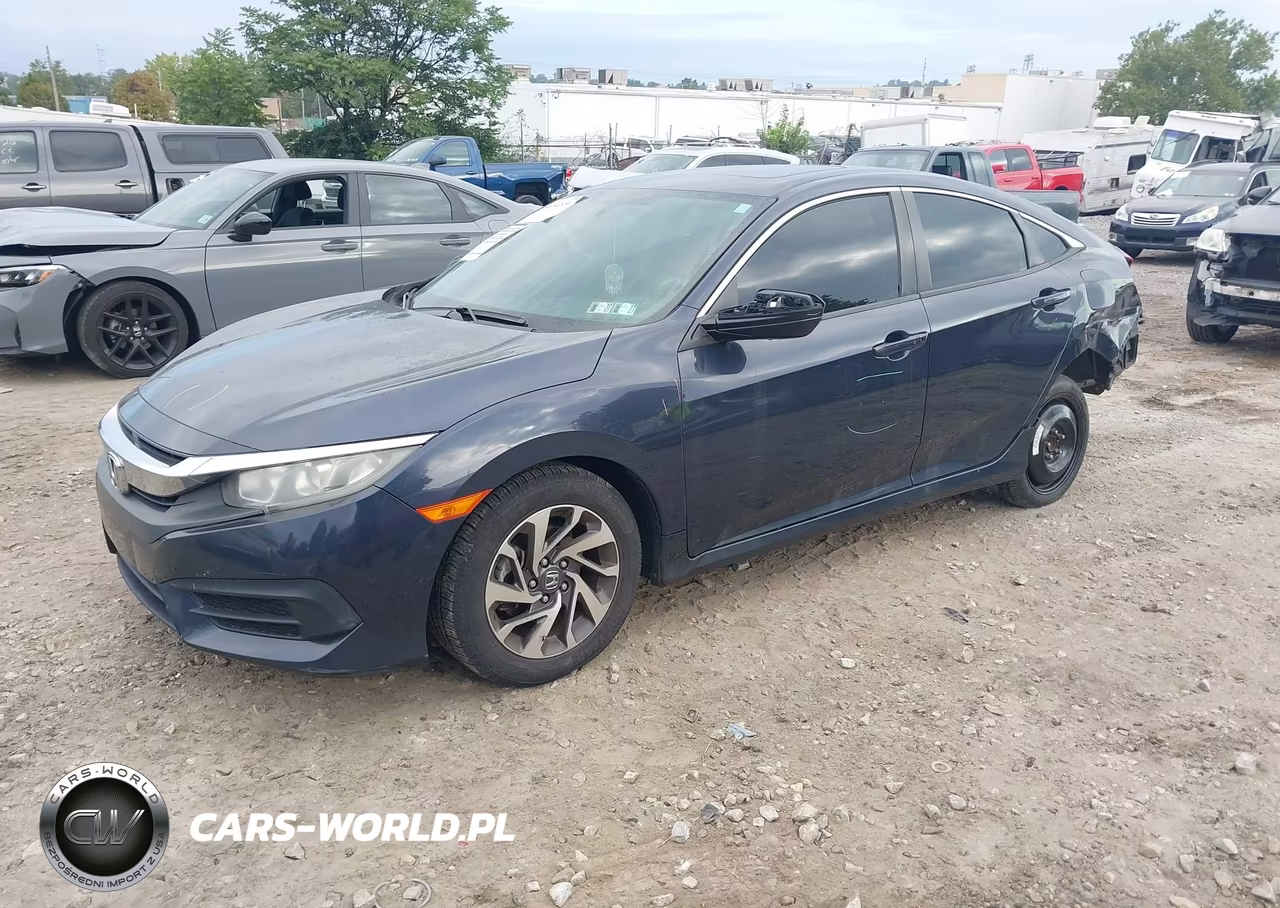 2016 Honda Civic Ex VIN:19XFC2F77GE201302 - 2