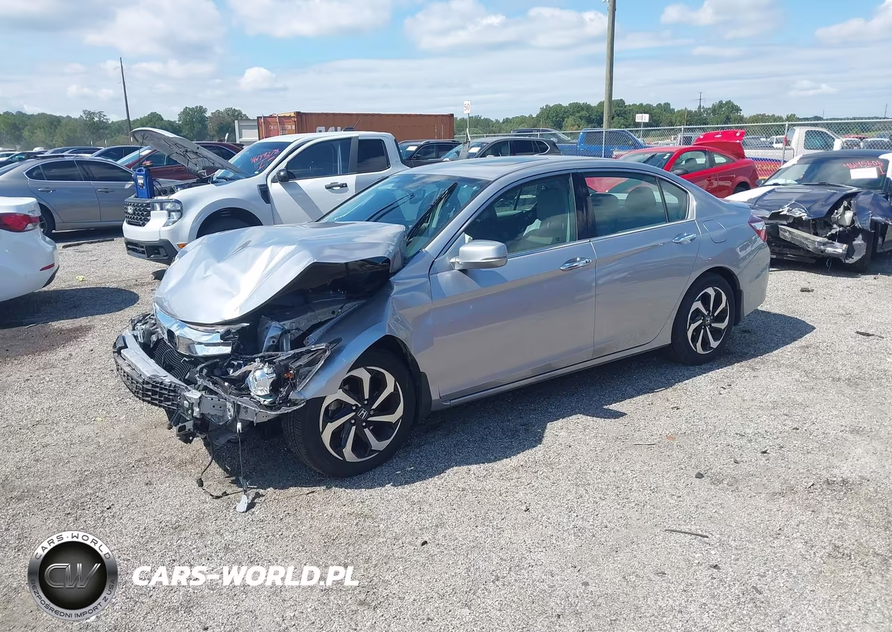 2017 Honda Accord Ex-L V6 VIN:1HGCR3F86HA018317 - 2