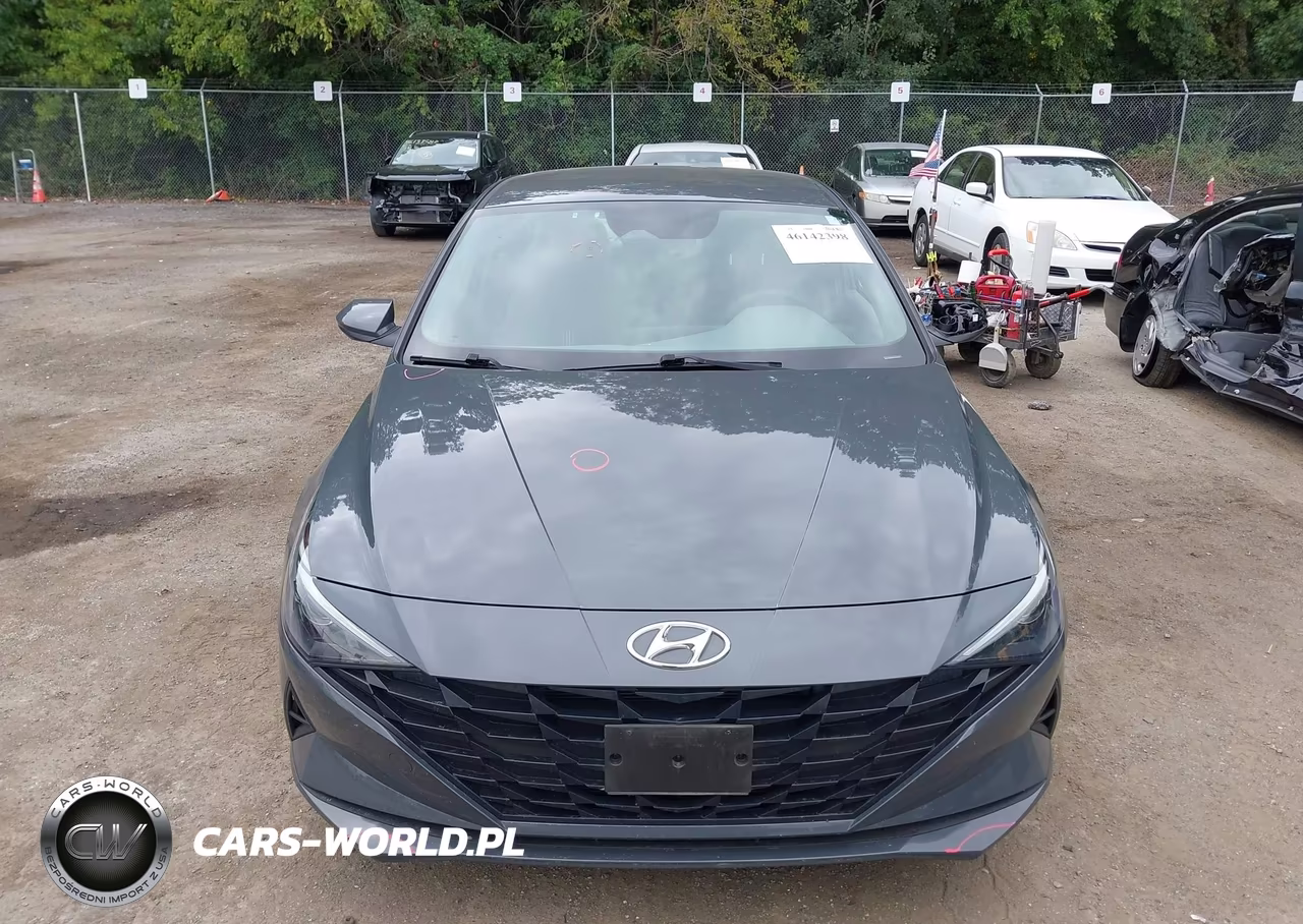 2023 Hyundai Elantra Hybrid Blue VIN:KMHLM4AJ1PU078639 - 12