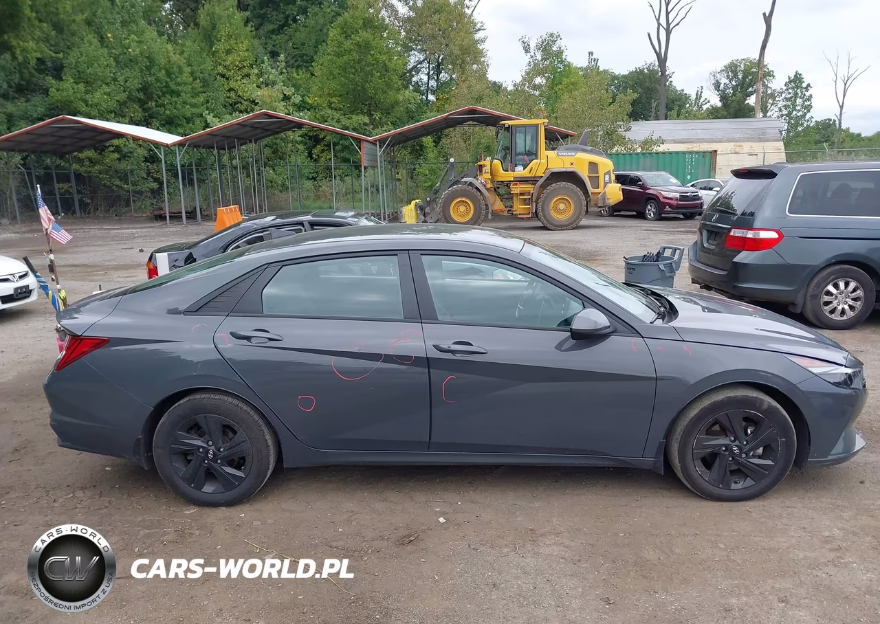 2023 Hyundai Elantra Hybrid Blue VIN:KMHLM4AJ1PU078639 - 13