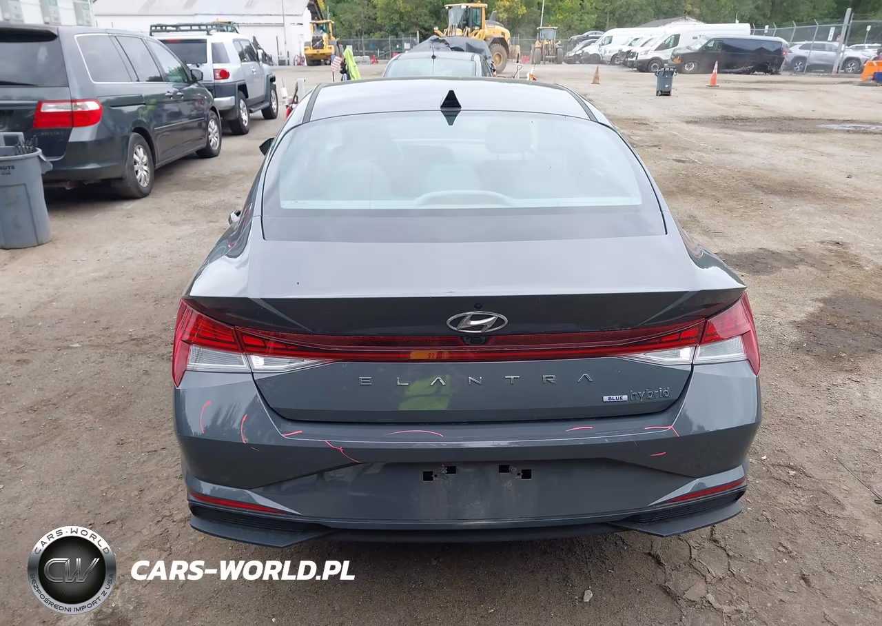 2023 Hyundai Elantra Hybrid Blue VIN:KMHLM4AJ1PU078639 - 16