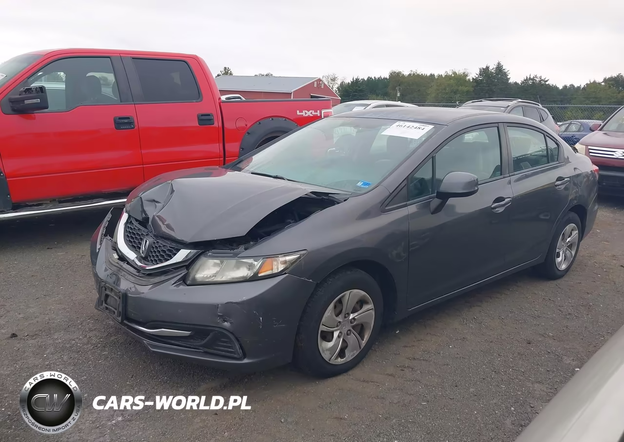 2013 Honda Civic Lx VIN:2HGFB2F5XDH577656 - 2