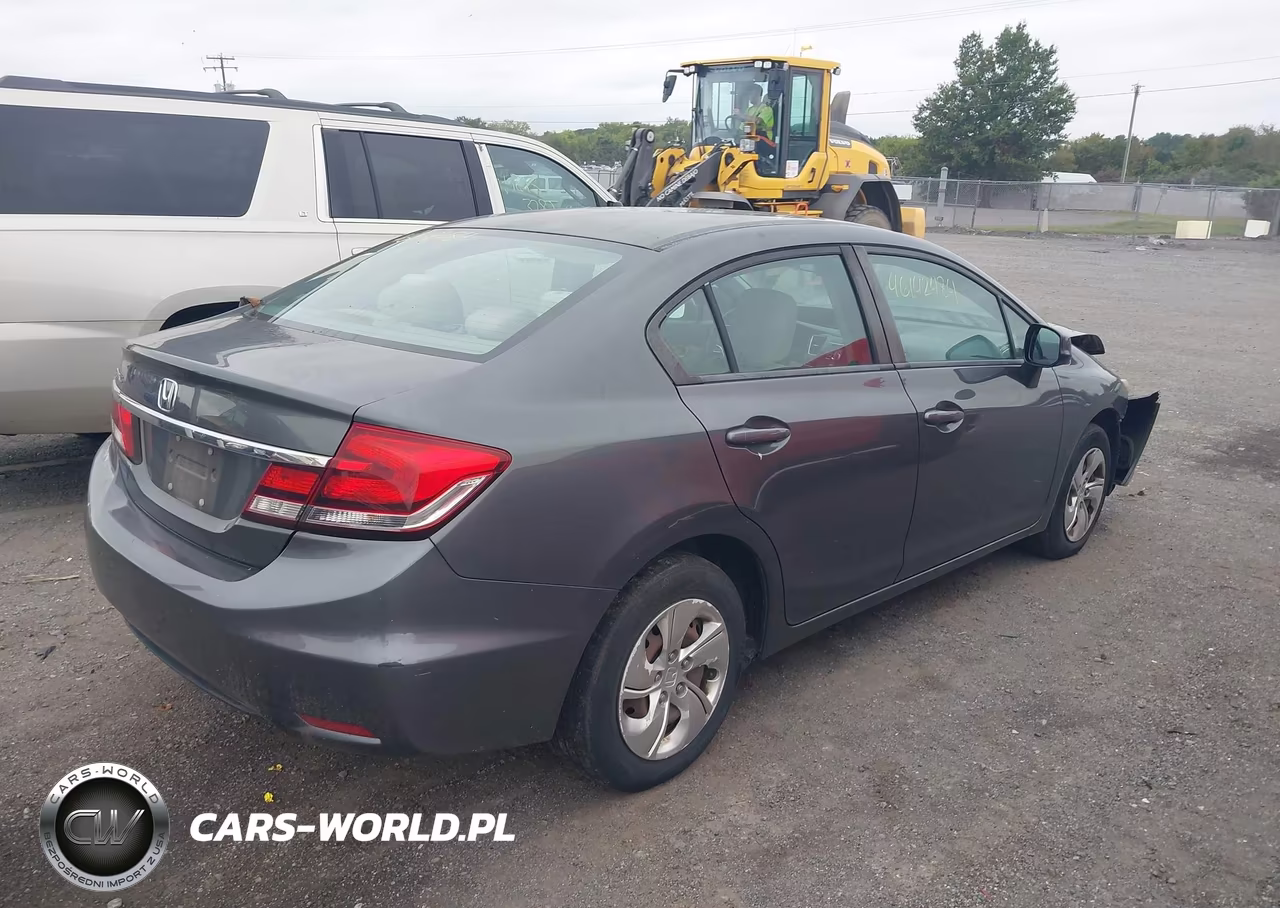 2013 Honda Civic Lx VIN:2HGFB2F5XDH577656 - 4