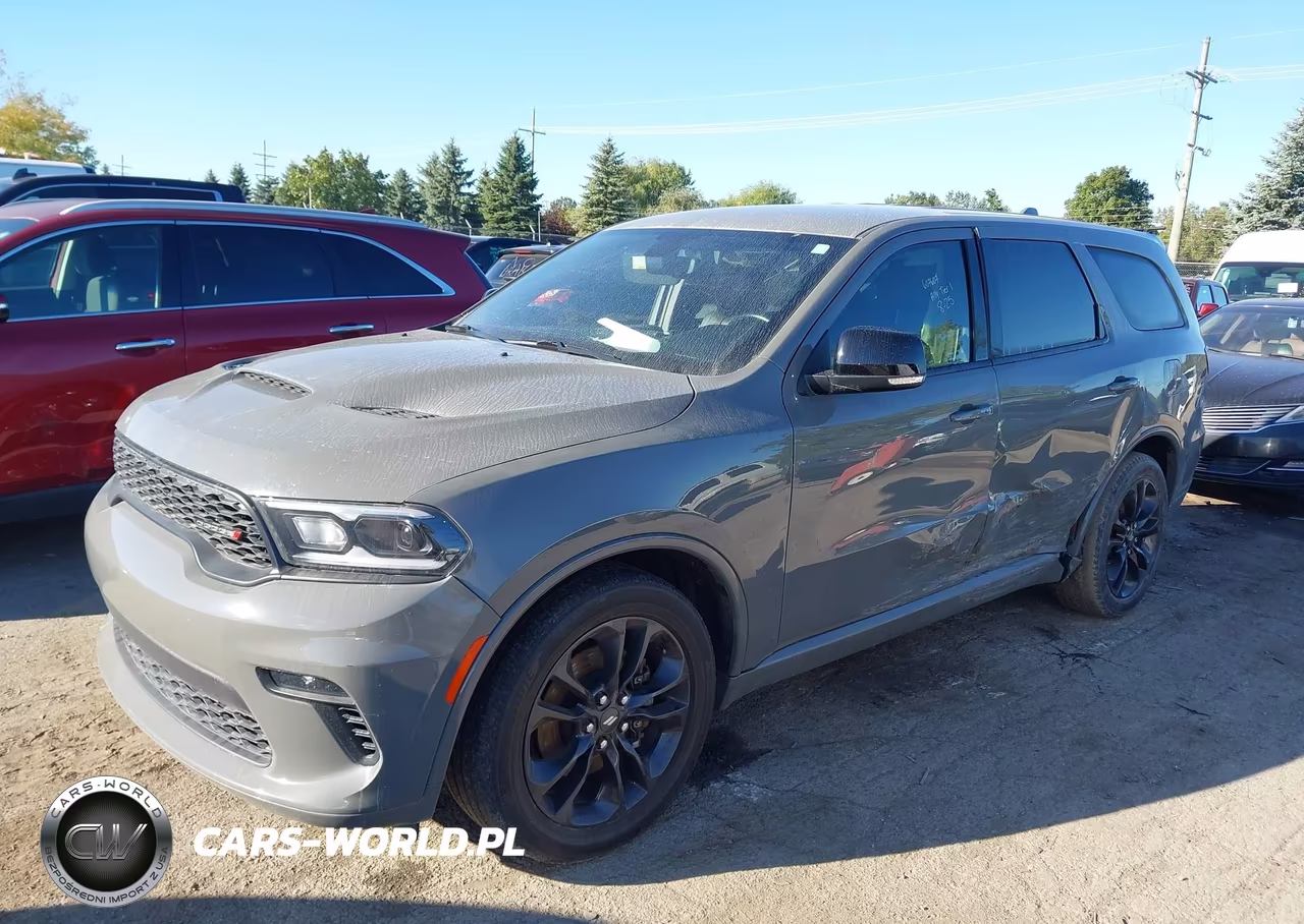 2021 Dodge Durango Gt Plus Rwd VIN:1C4RDHDG6MC607607 - 2