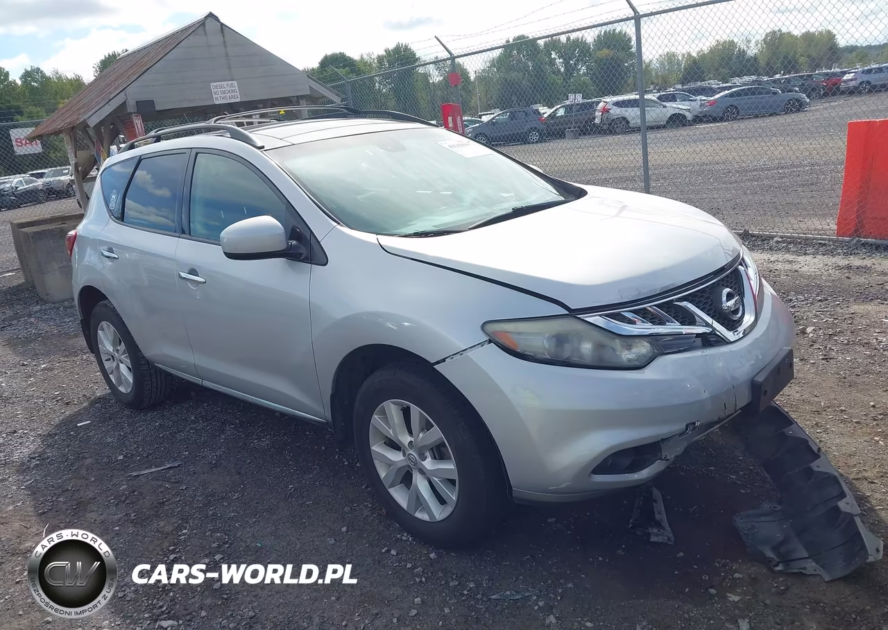 2014 Nissan Murano Sl VIN:JN8AZ1MW6EW516385 - 1