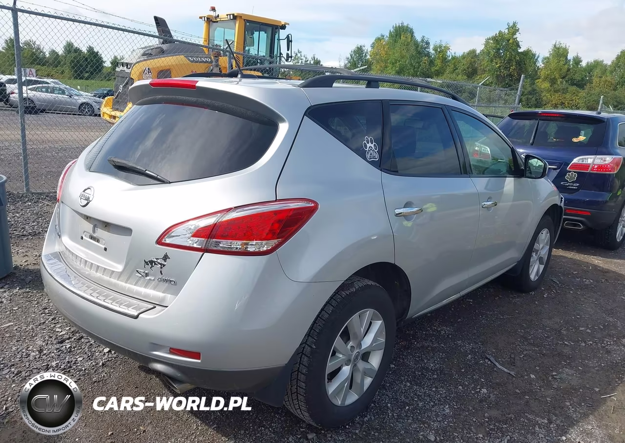 2014 Nissan Murano Sl VIN:JN8AZ1MW6EW516385 - 4