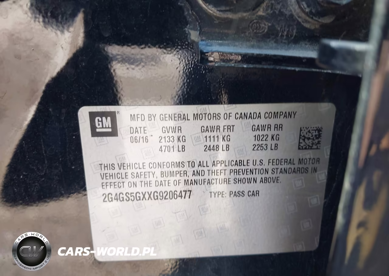 2016 Buick Regal Turbo Premium Ii VIN:2G4GS5GXXG9206477 - 9