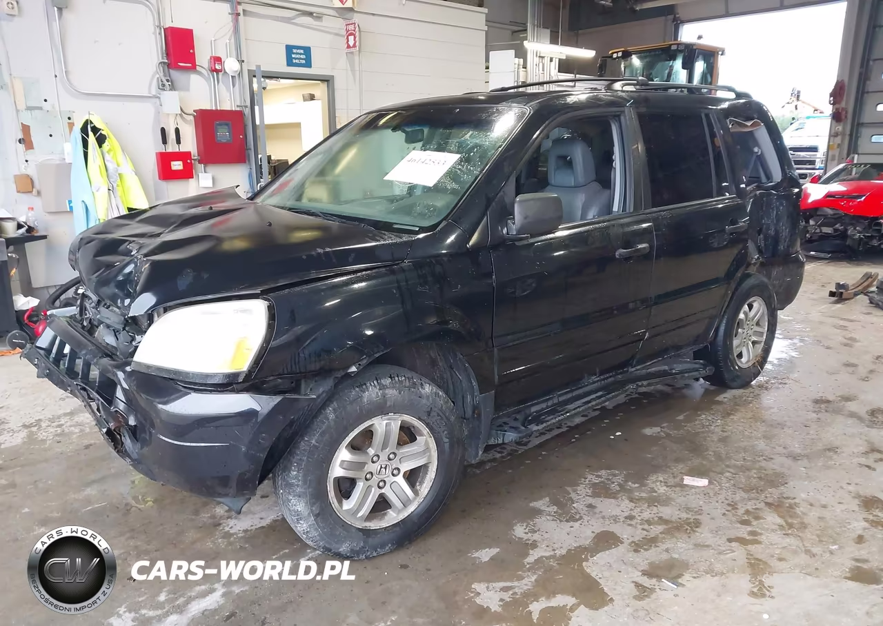2005 Honda Pilot Ex-L VIN:2HKYF18665H558297 - 2