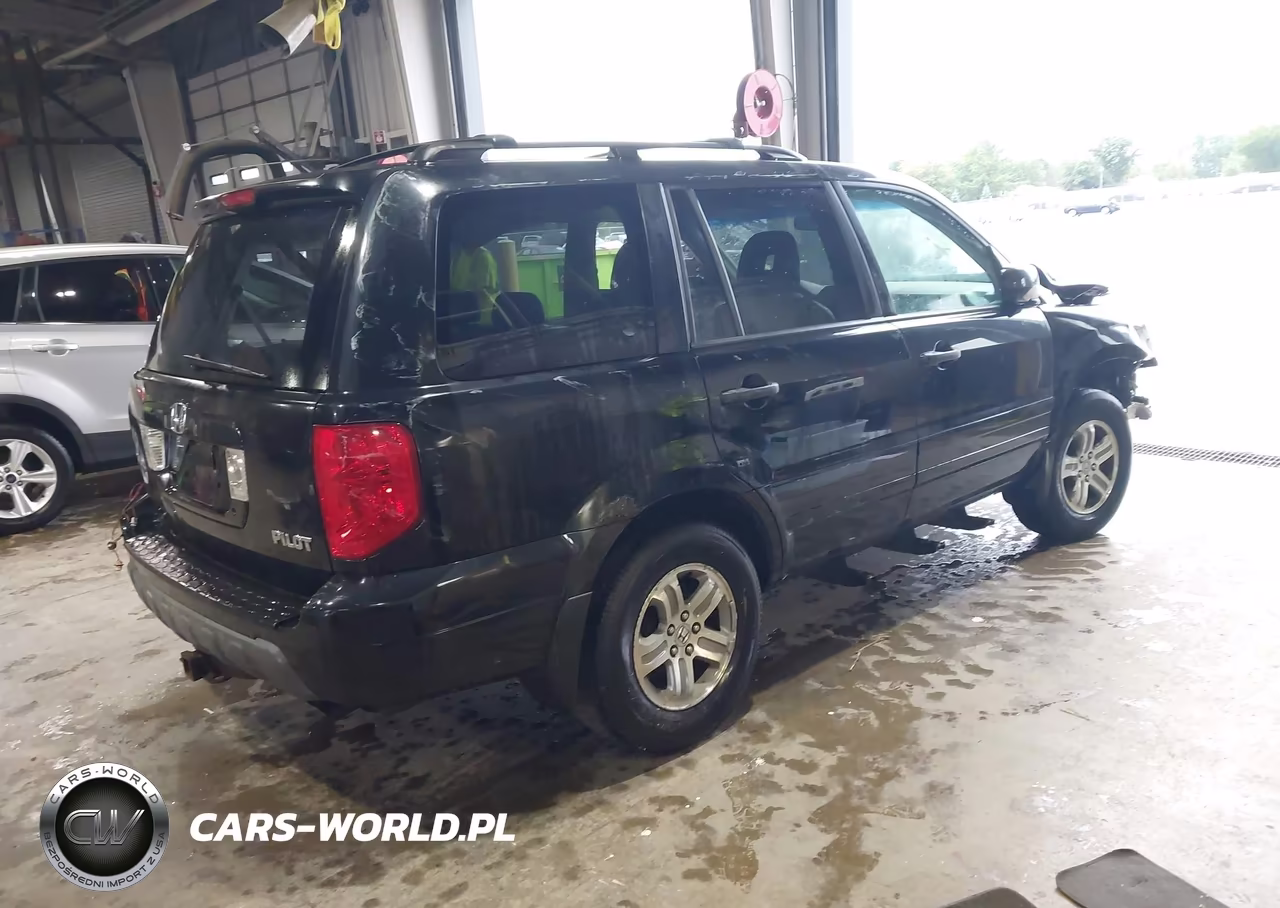 2005 Honda Pilot Ex-L VIN:2HKYF18665H558297 - 4