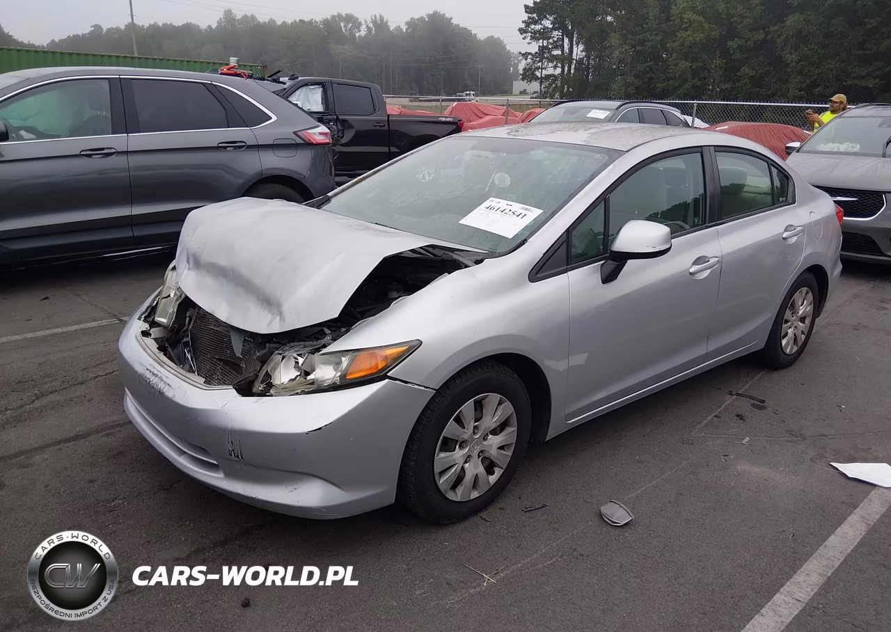 2012 Honda Civic Lx VIN:2HGFB2F58CH310580 - 2