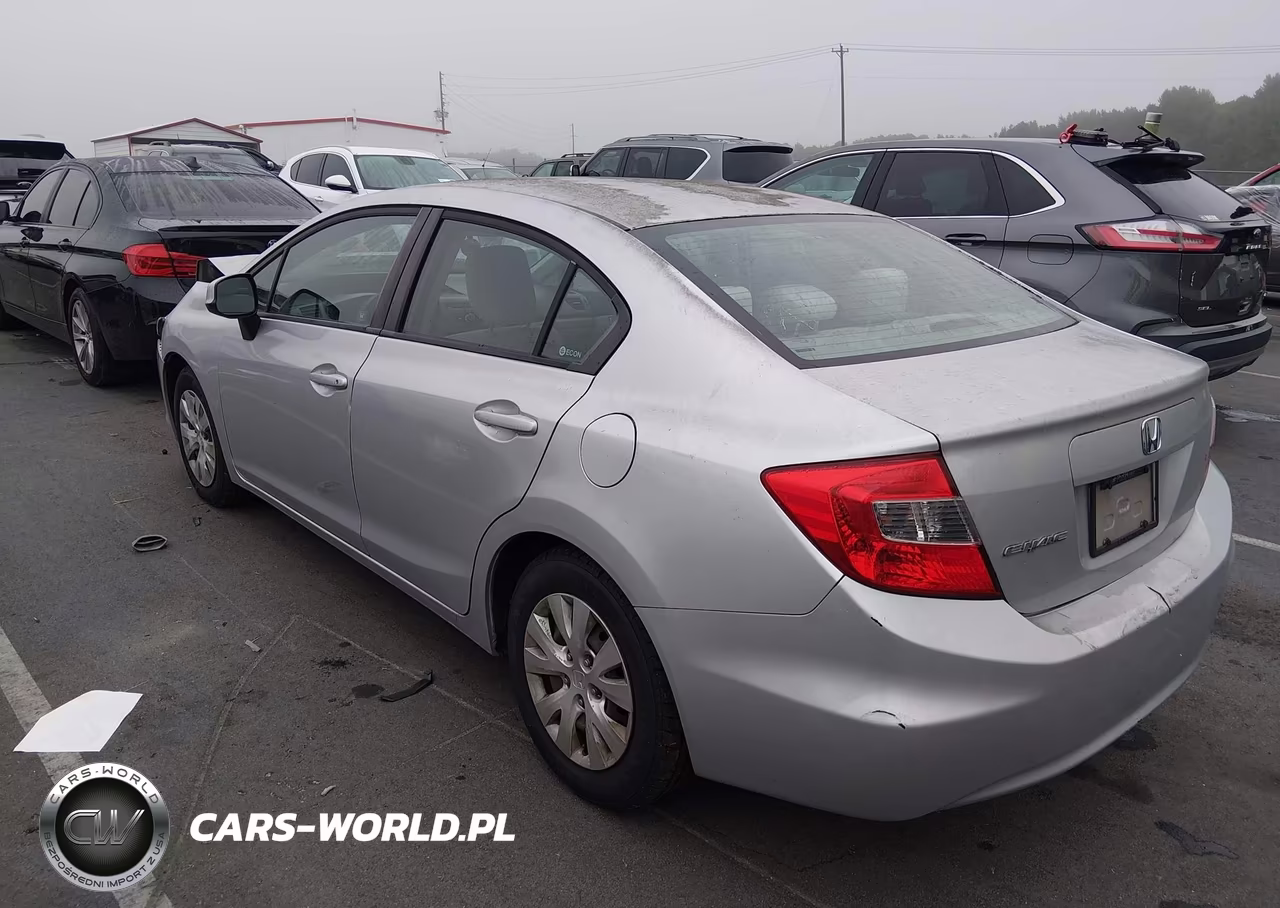2012 Honda Civic Lx VIN:2HGFB2F58CH310580 - 3