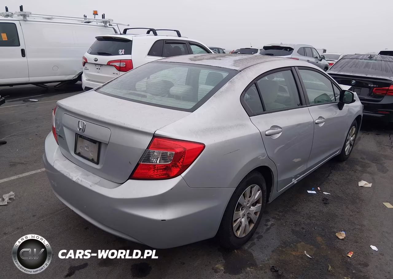 2012 Honda Civic Lx VIN:2HGFB2F58CH310580 - 4