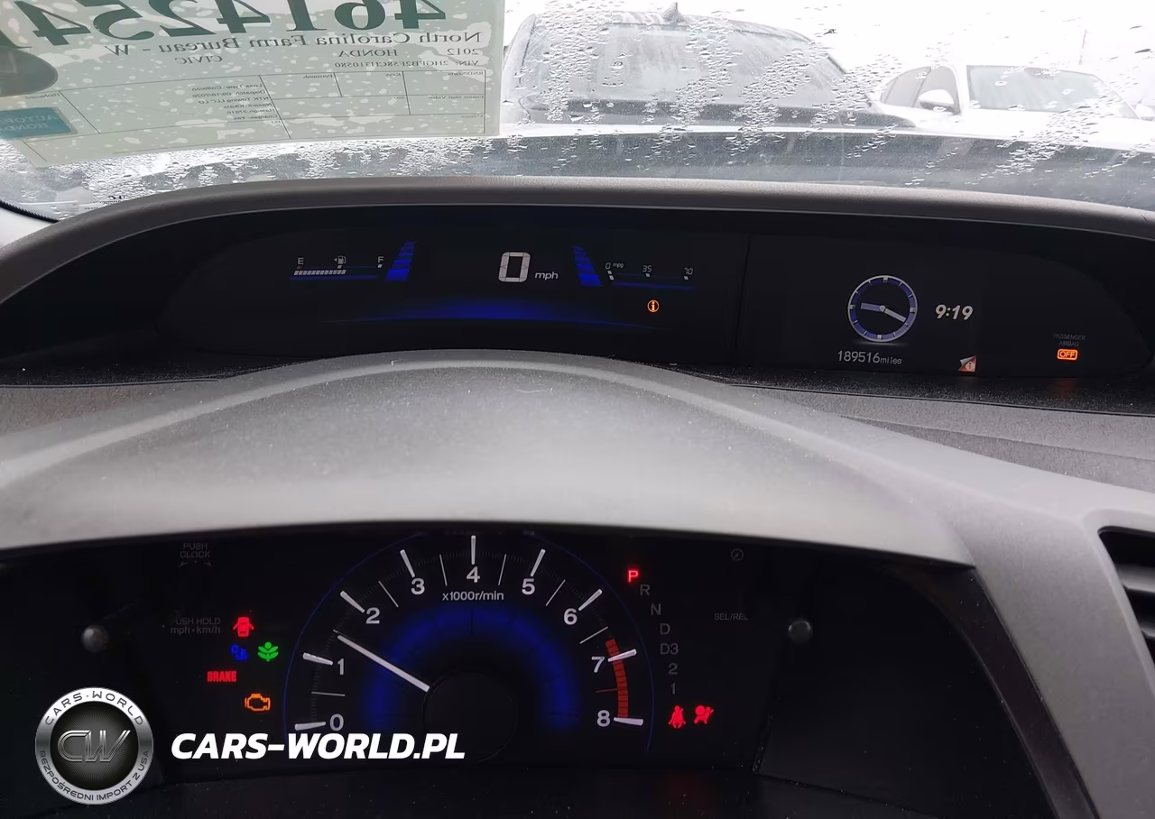 2012 Honda Civic Lx VIN:2HGFB2F58CH310580 - 7