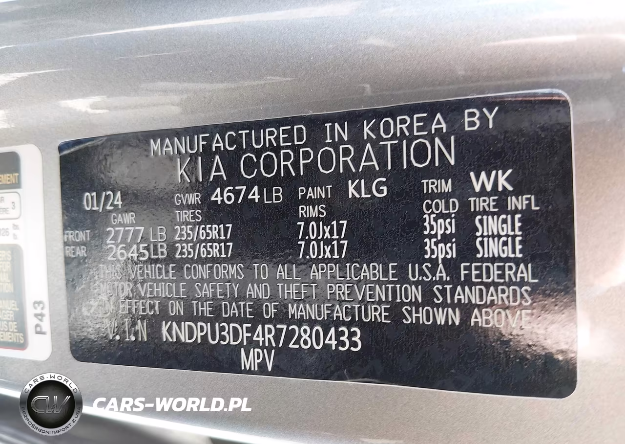 2024 Kia Sportage Lx VIN:KNDPU3DF4R7280433 - 9