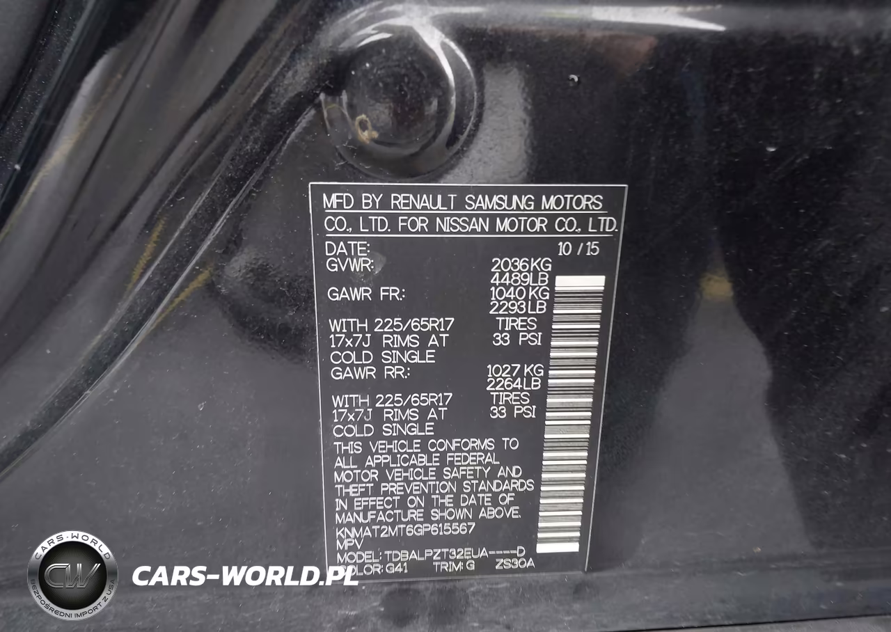 2016 Nissan Rogue S VIN:KNMAT2MT6GP615567 - 9