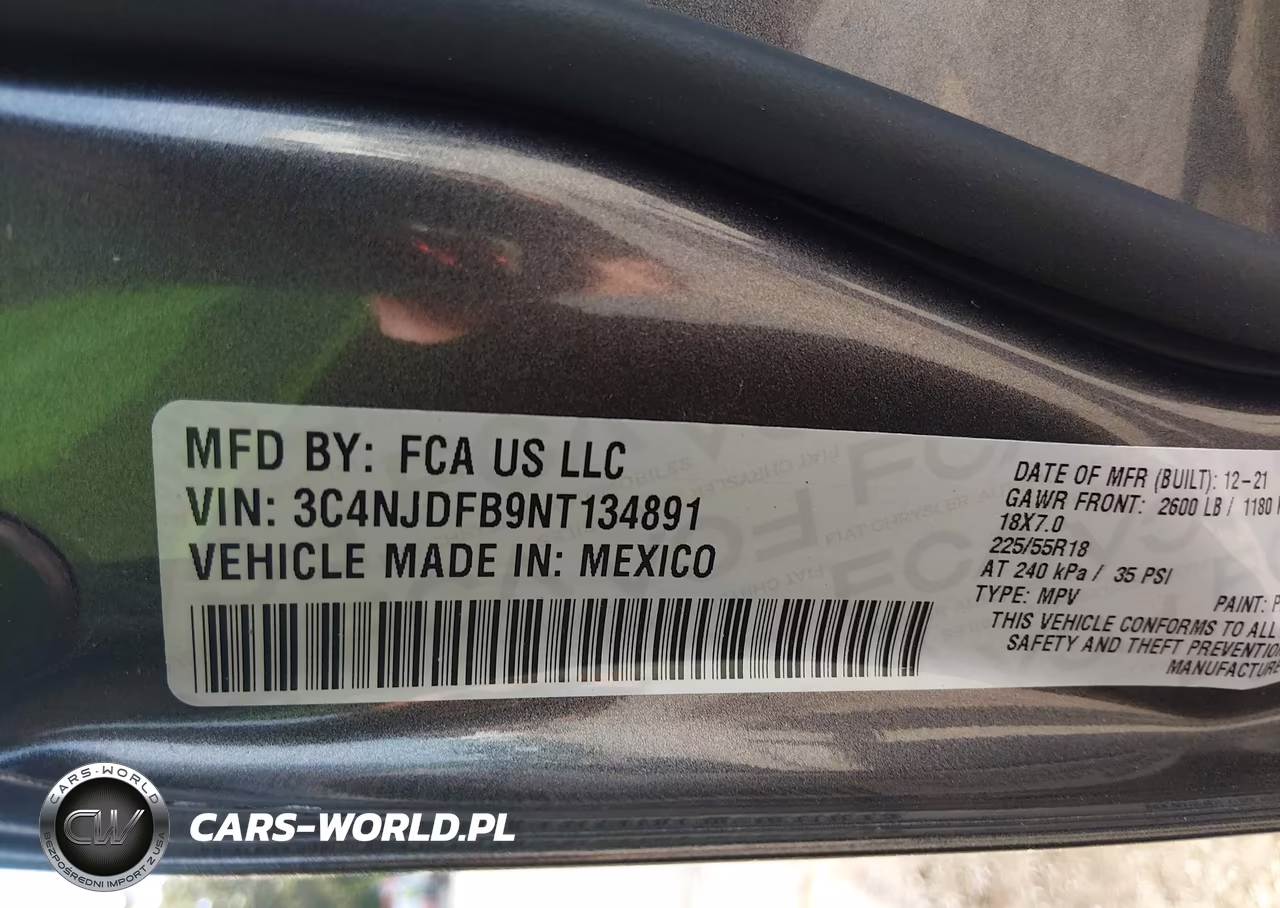 2022 Jeep Compass Latitude Lux 4X4 VIN:3C4NJDFB9NT134891 - 9