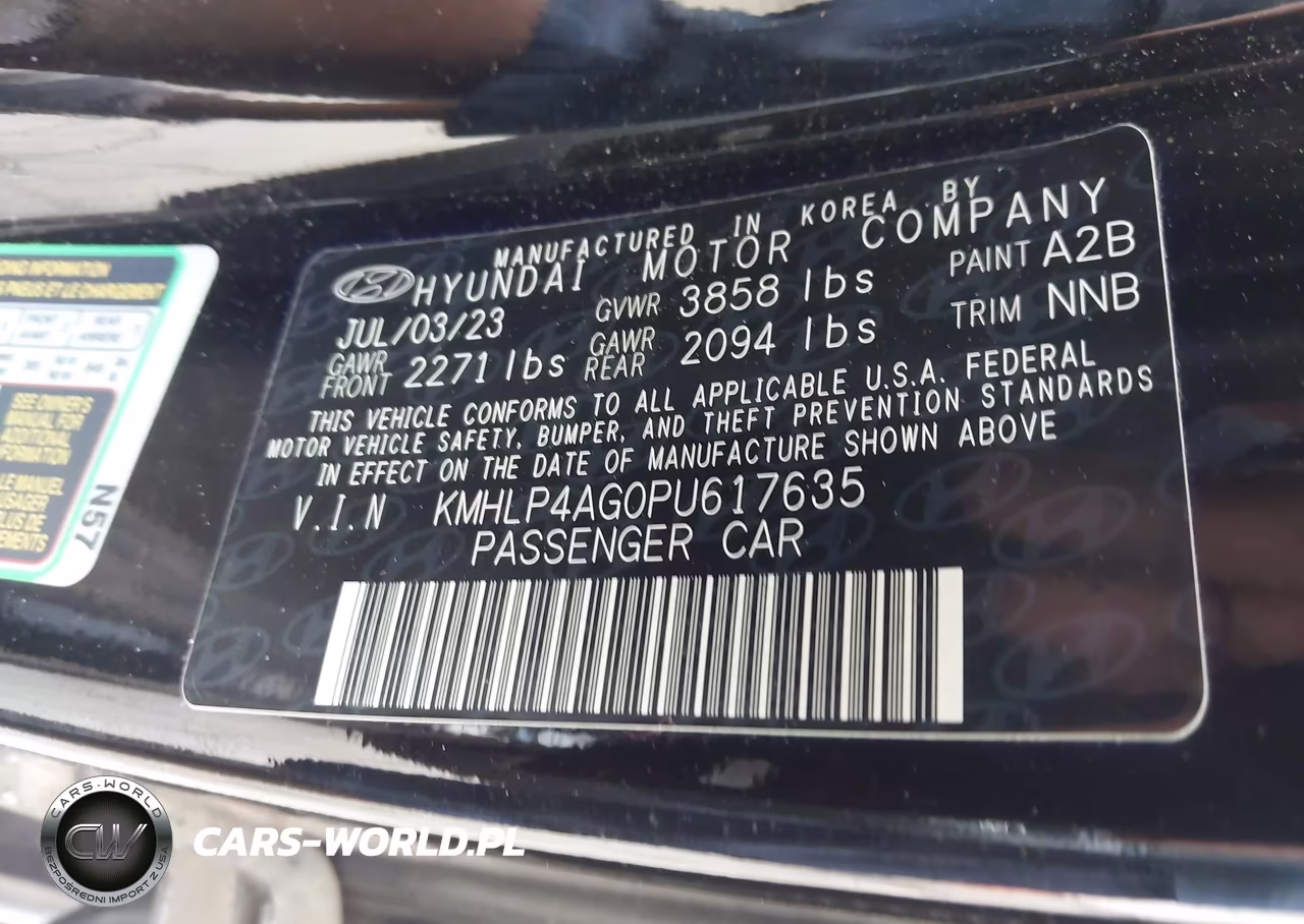 2023 Hyundai Elantra Limited VIN:KMHLP4AG0PU617635 - 9