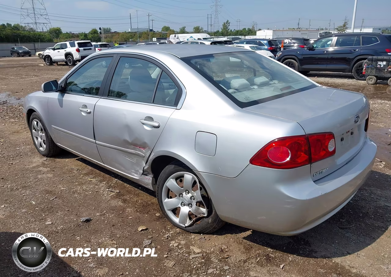 2007 Kia Optima Lx VIN:KNAGE123375124139 - 3