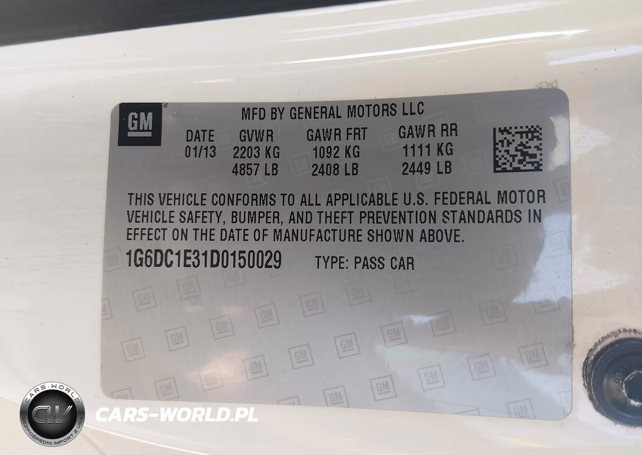 2013 Cadillac Cts Standard VIN:1G6DC1E31D0150029 - 9