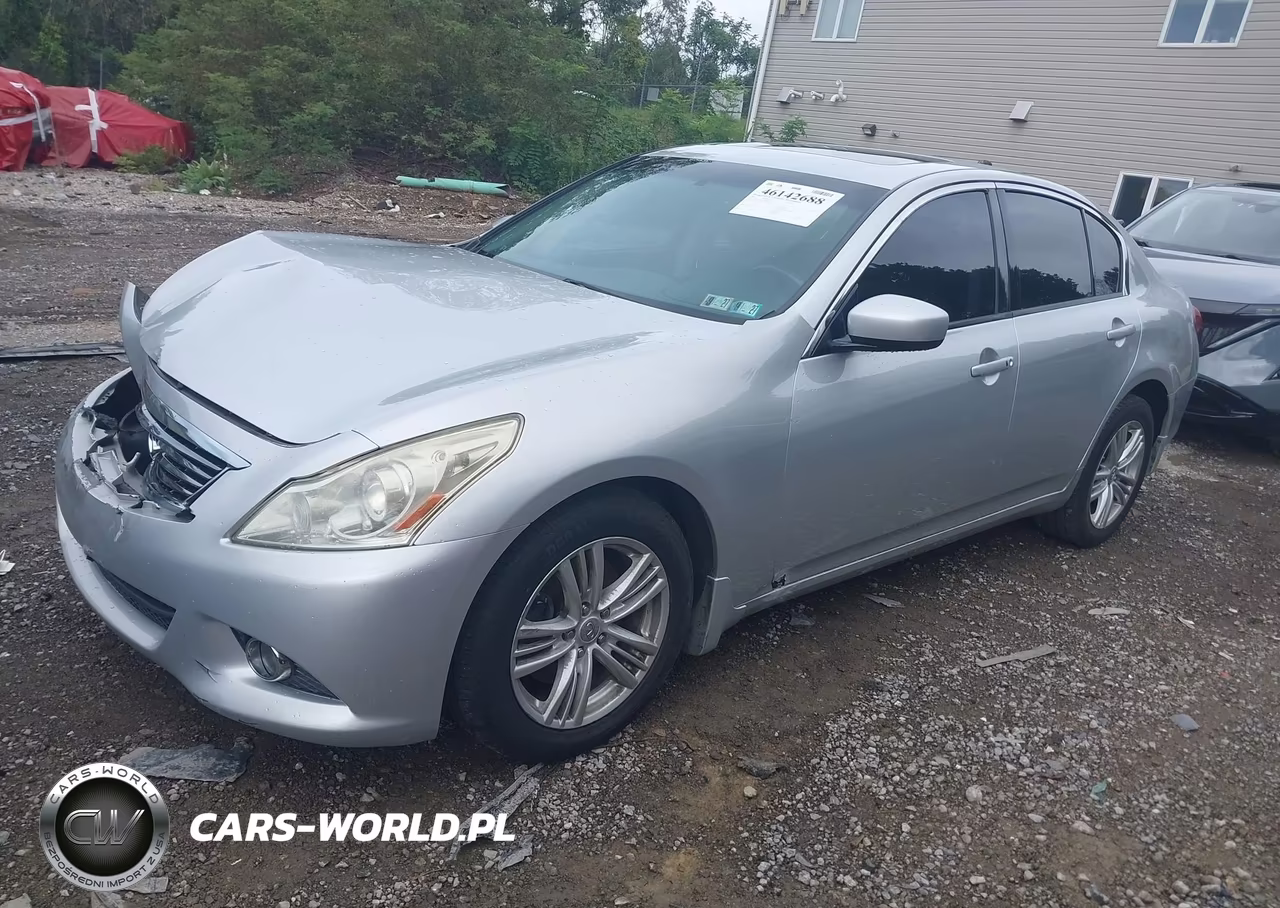 2012 Infiniti G37X VIN:JN1CV6AR3CM970942 - 2