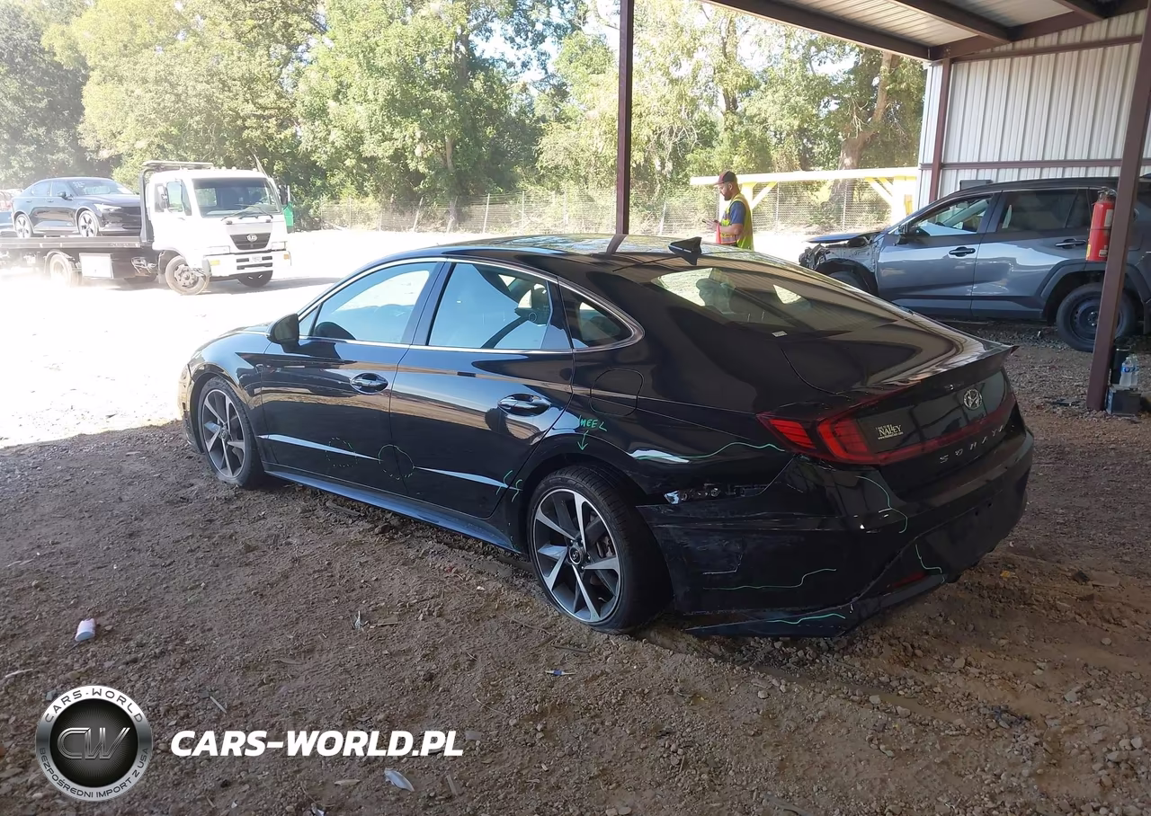 2021 Hyundai Sonata Sel Plus VIN:5NPEJ4J22MH089671 - 3
