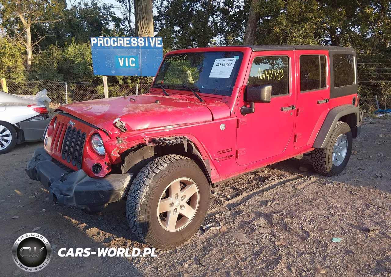 2018 Jeep Wrangler Jk Unlimited Sport S 4X4 VIN:1C4BJWDG8JL815689 - 2