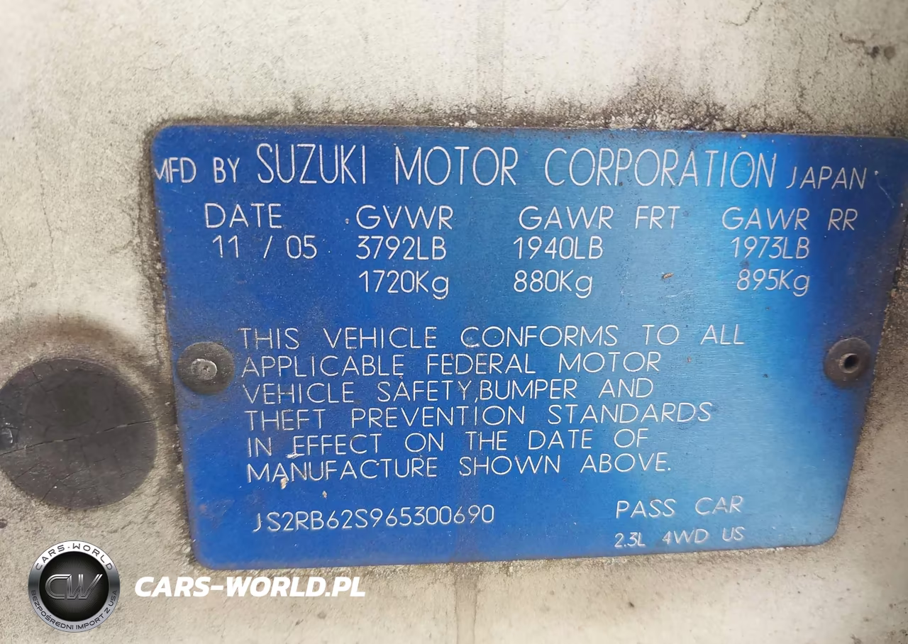 2006 Suzuki Aerio Premium VIN:JS2RB62S965300690 - 9