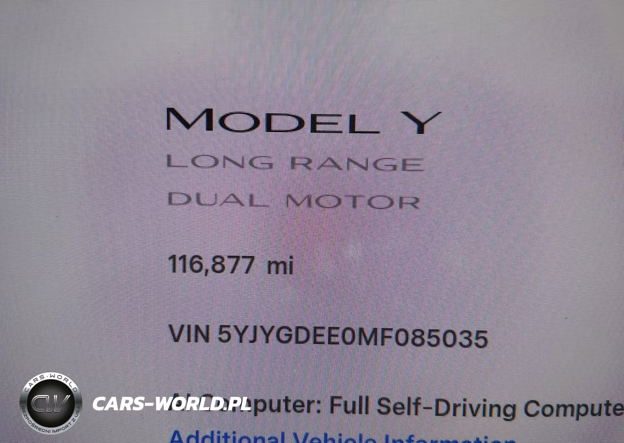 2021 Tesla Model Y Long Range Dual Motor All-Wheel Drive VIN:5YJYGDEE0MF085035 - 15