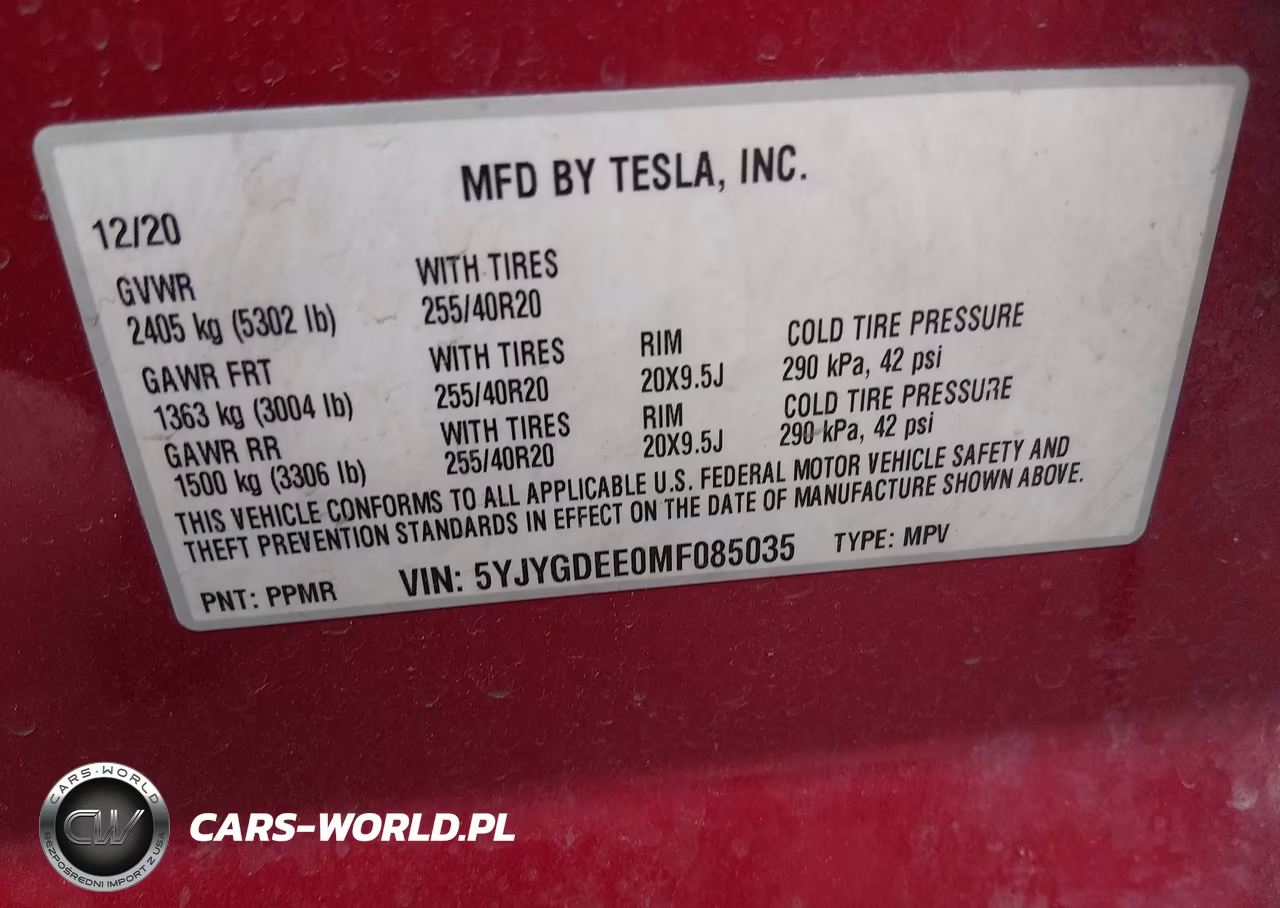 2021 Tesla Model Y Long Range Dual Motor All-Wheel Drive VIN:5YJYGDEE0MF085035 - 9