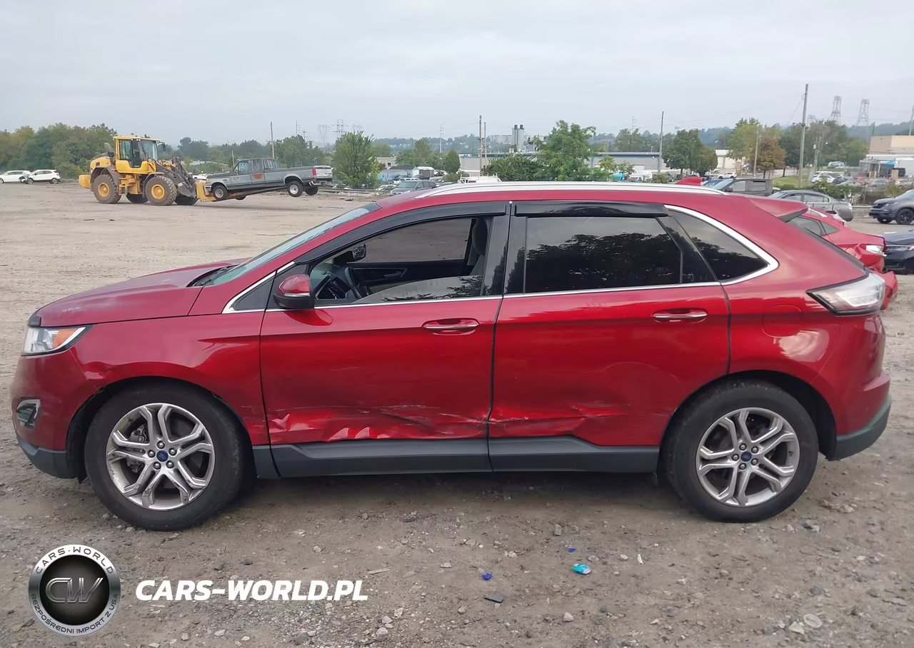 2015 Ford Edge Titanium VIN:2FMTK4K96FBB56802 - 14