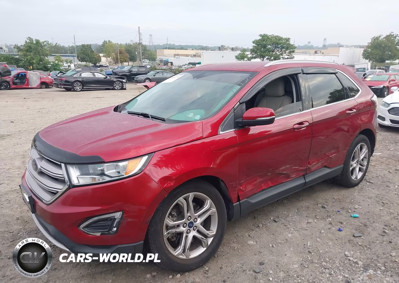 2015 Ford Edge Titanium VIN:2FMTK4K96FBB56802 - 2