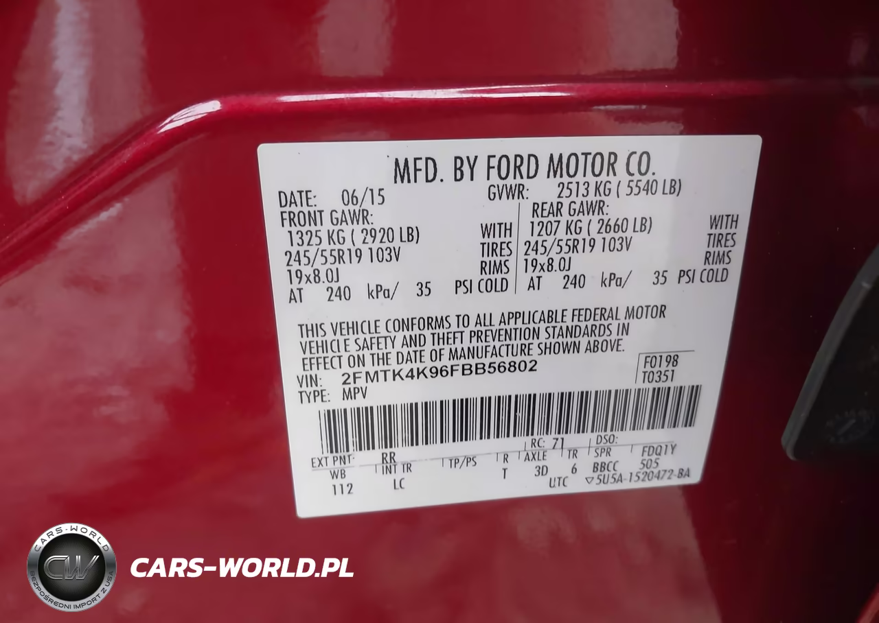 2015 Ford Edge Titanium VIN:2FMTK4K96FBB56802 - 9