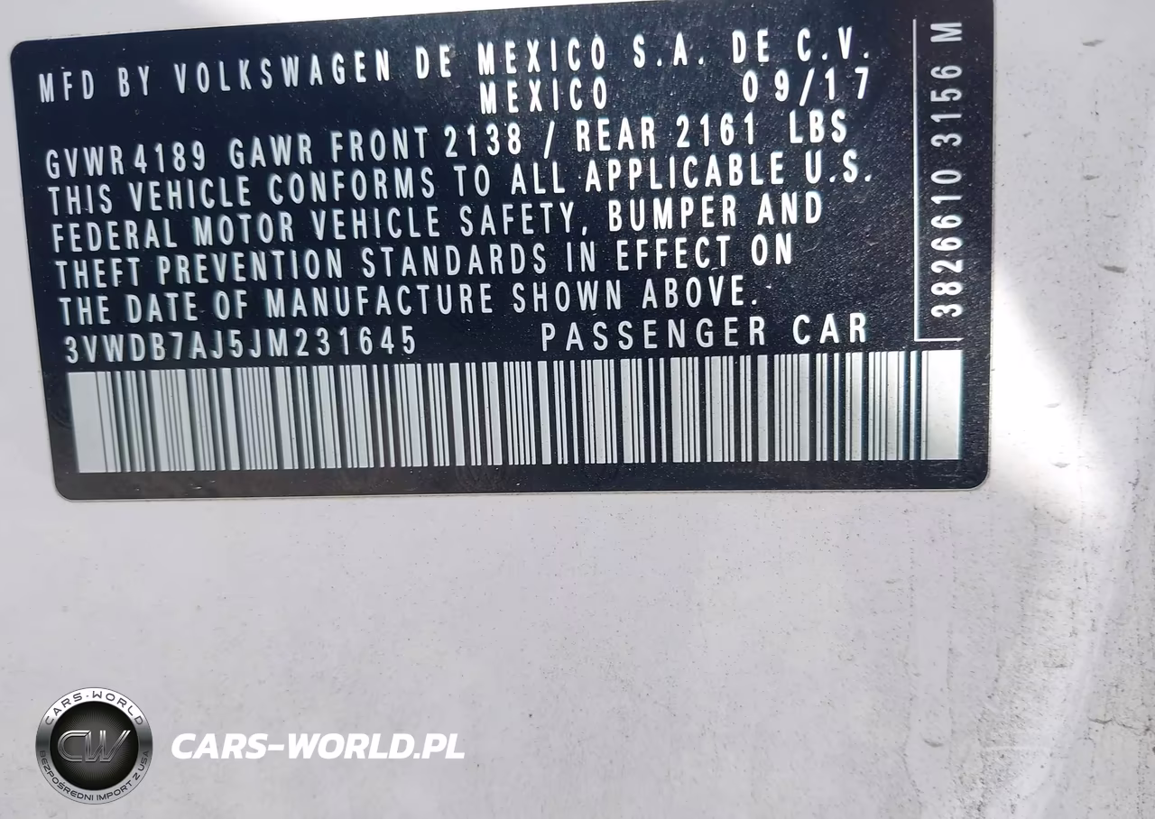 2018 Volkswagen Jetta 1.4T Se-1.4T Wolfsburg Edition VIN:3VWDB7AJ5JM231645 - 9