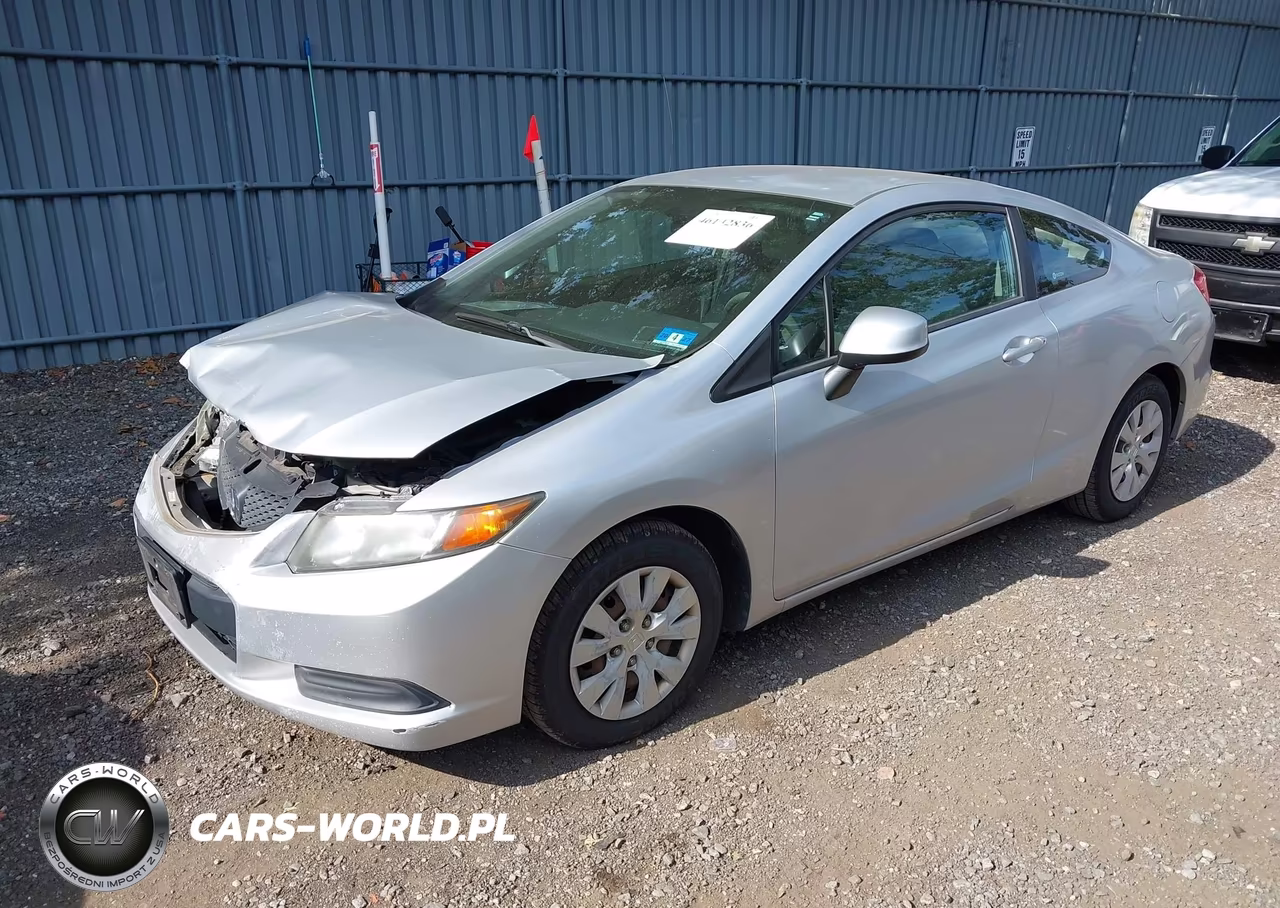 2012 Honda Civic Lx VIN:2HGFG3B56CH539398 - 2
