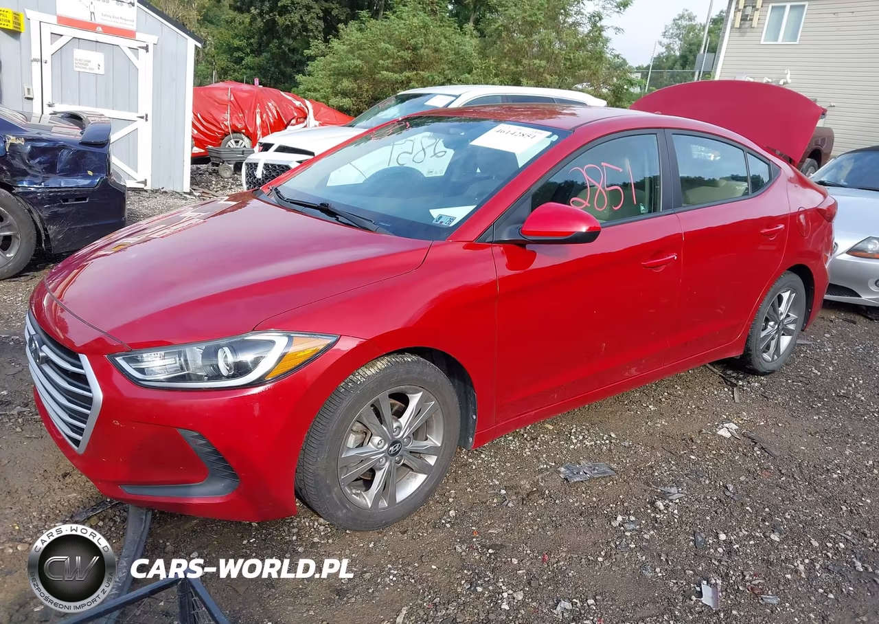 2017 Hyundai Elantra Se VIN:KMHD84LF9HU106156 - 2