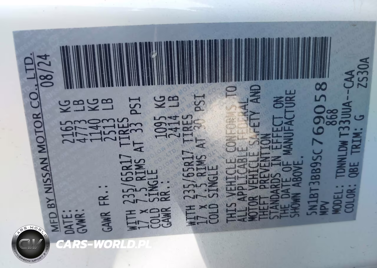 2025 Nissan Rogue Rock Creek VIN:5N1BT3BB9SC769058 - 9