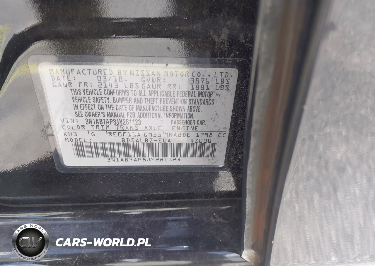 2018 Nissan Sentra S-Sv-Sr-Sl VIN:3N1AB7AP8JY281123 - 9